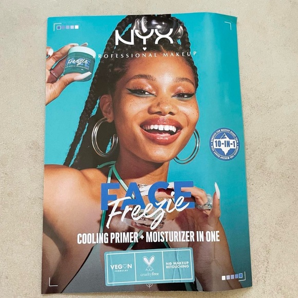 NYX Face Freezie Cooling Primer + Moisturizer Sample Packet .05oz / 1.5ml New - Picture 3 of 4